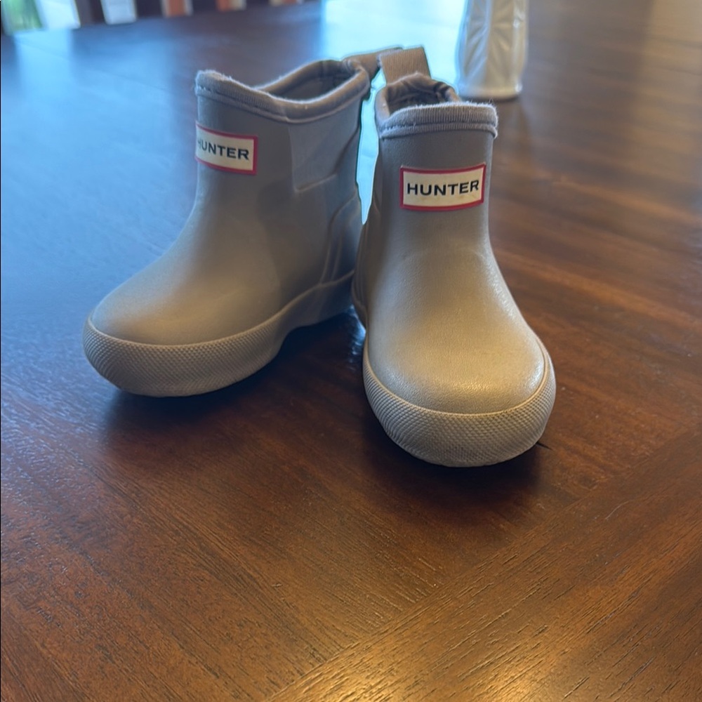 Hunter Grey Rain Boots